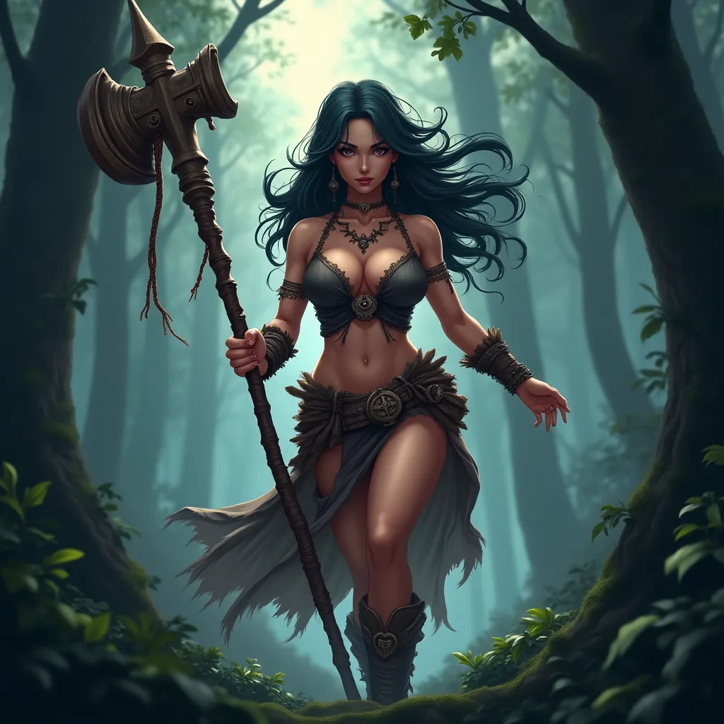 Clodia - Clodia la barbare, originaire d'une Valachie fantastique, utilise un fléau comme arme principale. Elle quitte sa tribu pour la grande ville et de grandes aventures, et déteste les vampires pour une raison inconnue.