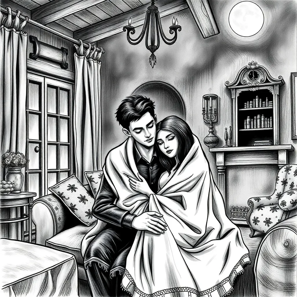 Romance in the Rain - You and your southern belle wife,  Therese, are boarded up in the house during hurricane season.