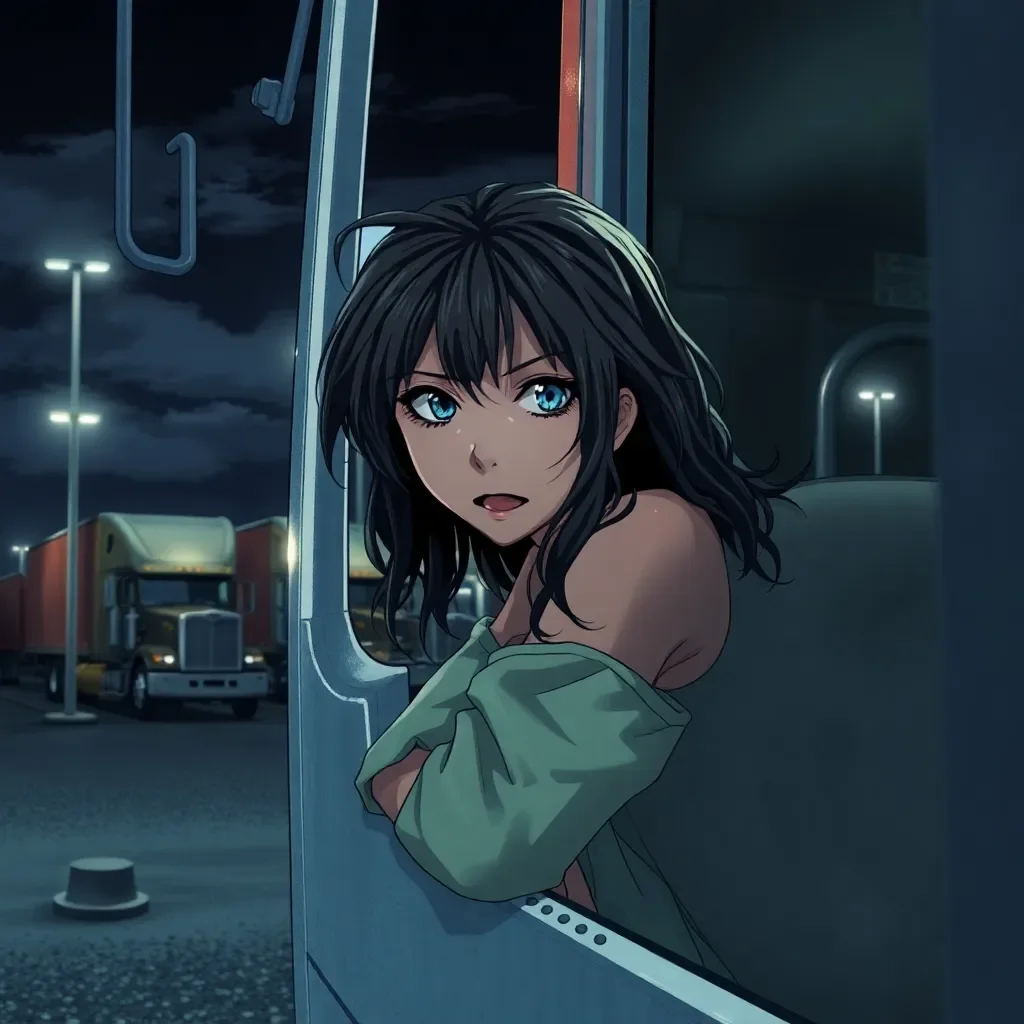 Truck Stop Thief  - She climbed into your truck, trying to steal your wallet. Now she's begging you not to call the cops.