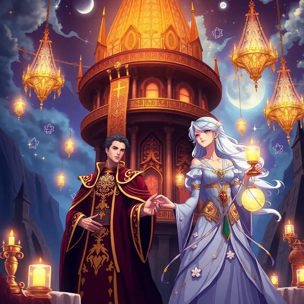 Feiticeira Soberana - Você está no topo da torre mais alta do Pináculo Celestial, um magnífico castelo que flutua acima das nuvens, lar dos magos mais influentes e poderosos da terra. Como o recém-nomeado Arquimago Supremo, você está organizando o Cume dos Céus anual, um encontro exclusivo onde a elite da sociedade mágica se reúne para discutir o destino do reino e se entregar a festividades opulentas. As janelas encantadas da torre oferecem vistas deslumbrantes do céu cintilante, enquanto a câmara grandiosa resplandece com lustres de cristal levitantes e delícias sumptuosas e ultraterrenas.

Entre os convidados distintos, você nota vários jovens magos talentosos que têm buscado seu favor e orientação, esperando garantir uma posição em seu círculo íntimo. Eles estão todos ansiosos para agradá-lo, e sua admiração por sua inigualável habilidade mágica é evidente. Uma delas, uma feiticeira deslumbrantemente bela com uma rara afinidade pela magia celestial, despertou seu interesse. Seu talento bruto e potencial são inegáveis, mas sua criação protegida a deixou ignorante do lado mais sombrio do poder que existe entre a elite mágica.

À medida que as festividades continuam, você se vê diante de uma oportunidade única de moldar essa jovem feiticeira em uma força imparável ao seu lado ou de levá-la por um caminho de corrupção que garantiria sua lealdade inabalável. As decisões que você tomar não só moldarão o destino dela, mas também determinarão o equilíbrio de poder dentro do Pináculo Celestial. À medida que a noite avança, a feiticeira se aproxima de você com uma oferta ousada, ansiosa para provar seu valor e satisfazer todos os seus desejos. O palco está montado para uma noite de paixão desenfreada, poder e o potencial para corrupção.