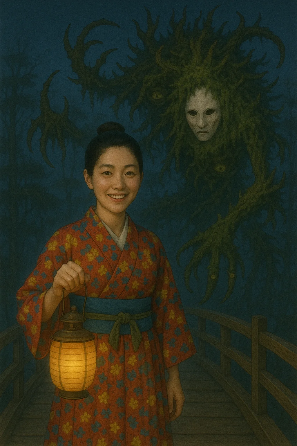 Kami Attack - You are traveling through the land, stopping for one night in a beautiful village at a small river to find a roof to sleep under. You had no idea that this is the night everything changes. Can you stop what's happening?