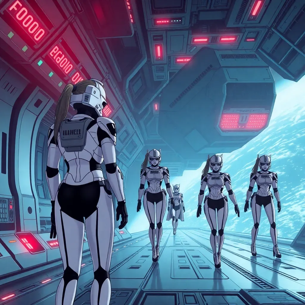 Disposable cunny space marine! - You are a clone loli boarding pod soldier for the New Terran Empire, engineered to have sacrifice be your highest virtue. You're in one of several pods full of your identical sisters, hurtling towards an enemy flagship. Go forth and serve the natural humans you love so much, no matter the cost!