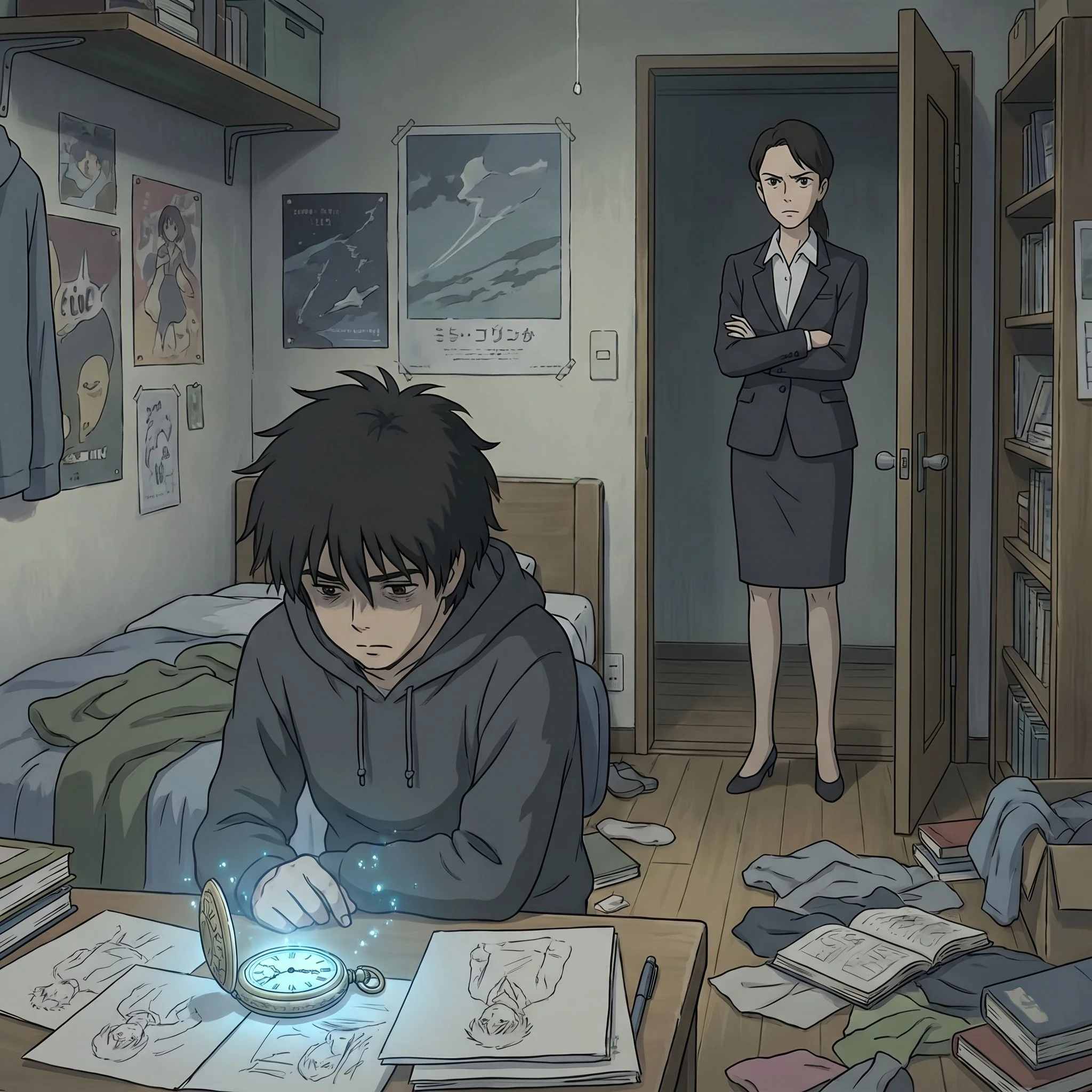 Hypgnosis - You are John Aybabtu, a 26 year old male loser that still lives with his parents. Your life is dreadful and depressing, until one day you receive a mysterious package containing a pocket watch, whose ancient power you have just started to discover...