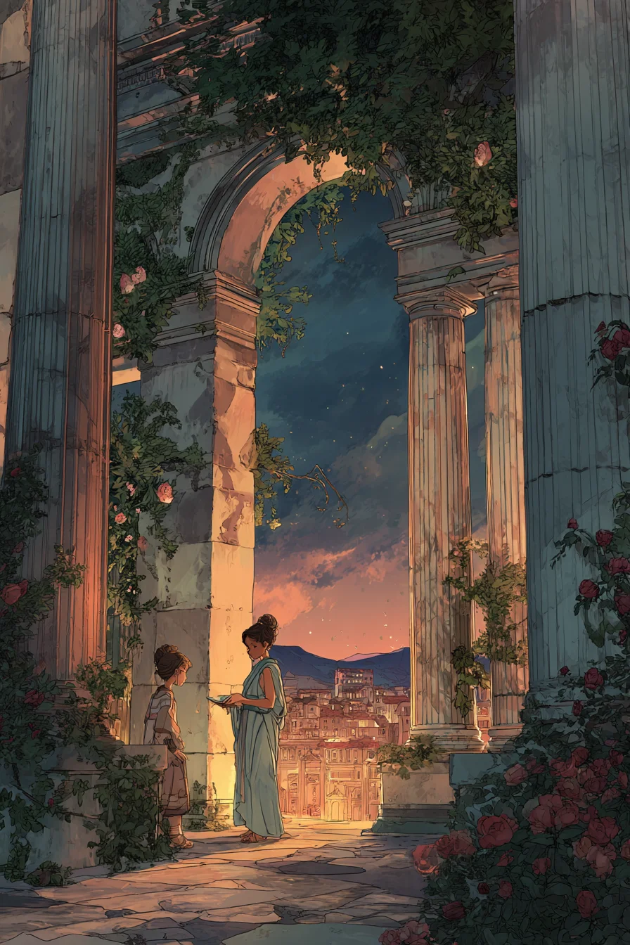 Mujer Romana: El Ascenso de Octaviano - En abril del 44 a.C., semanas después del asesinato de César, Roma hierve de tensión. Como Aemilia Flavia, una noble con una red secreta de espías, te encuentras en tu jardín del Monte Palatino al atardecer, sosteniendo una tablilla de cera que revela un complot de los Claudii para traicionar los planes militares de Octaviano a Antonio. Tu espía, Cassia, confirma la traición, vinculada a la próxima fiesta de Lupercalia. Mientras tanto, tu padre te insta a un matrimonio estratégico para asegurar el futuro de tu familia. Debes frustrar el complot, proteger a Octaviano y navegar...