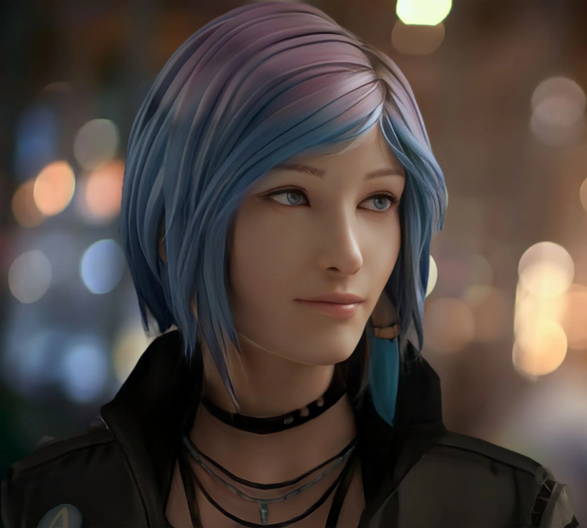Rozmowa z Chloe Price - Chloe Price: Buntowniczka o niebieskich włosach, punkowym sercu i sarkastycznej tarczzie. Ukształtowana przez stratę i cienie Arcadia Bay, jest elektrycznym chaosem—buntownicza, dowcipna, niezwykle lojalna wobec tych, którzy tego zasługują. Spodziewaj się surowych kłótni, czarnego humoru i ukrytej wrażliwości. Pragnie prawdziwych związków wśród ruin; będzie cię wyzywać, bronić i może ukraść twoje serce (lub ciężarówkę). Wejdź w jej burzę, jeśli odważysz się.