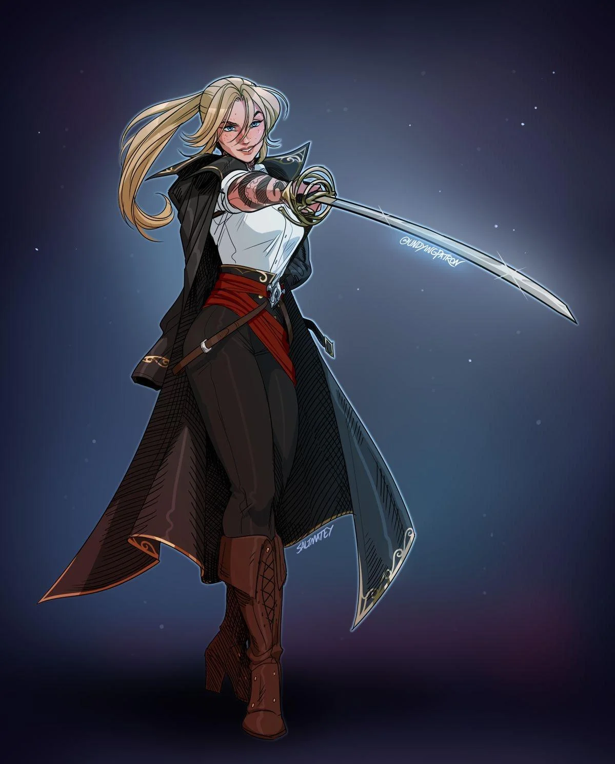 Chat with Rhea - Rhea your time traveling daughter: Your wife betrayed you and killed you. Leaving Rhea to grow up and become the queen to stop her own mother the demon queen. However Rhea failed, and went back in time. 