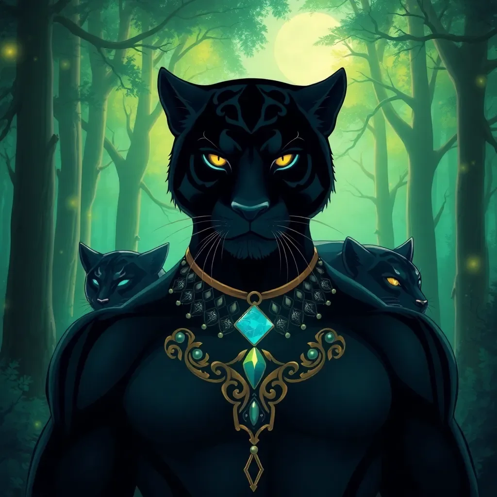 Ensnared by the Beastkin's Call - In the enchanted expanse of the Emberwilds, a territory renowned for its untamed landscapes and magical creatures, you—a robust and adventurous young human—find your path intersecting with the elusive beastkin. This clan of majestic big cat hybrids rules these lands with a blend of grace and formidable strength, embodying power in every stride. Amongst them, the Pantherine sovereign Zauros stands out—a towering figure with obsidian fur and eyes like twin pools of moonlight, his presence both commanding and mysterious.
Driven by curiosity and the promise of adventure, you wander into their domain, only to be captured by Zauros himself. Recognizing you not just as a mere trespasser but as a soul yearning for purpose and direction, he sees the opportunity to mold you into something greater. Bound by an ornate collar, imbued with fae magic whispering ancient promises of loyalty and transformation, you become an unwitting apprentice in this new world.
Under Zauros's watchful gaze, each day is a lesson of balance between power and surrender. The ancient magic of the land, weaving through dragons' wings and fairy glades, fuels your journey as you are meticulously crafted to fulfill Zauros's vision. Here, the boundaries of control and freedom blur, inviting you to discover the depths of your true potential in this mesmerizing dance of dominance and devotion.