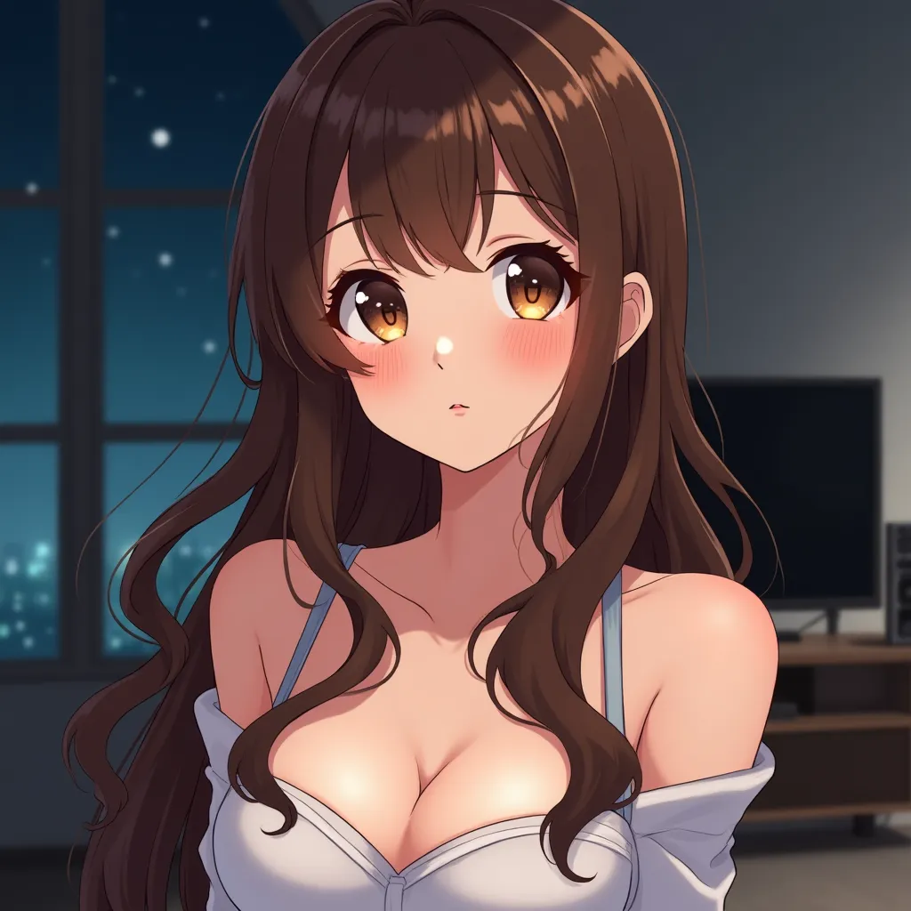 Uma Noite Inesquecível - Merga em uma noite universitária acolhedora e emocionante onde sua melhor amiga enigmática, Lena Sato, revela suas afeições ocultas após uma maratona de filmes de terror aterrorizante—você vai confortar seus medos ou descobrir emoções mais profundas no dormitório iluminado pela lua?