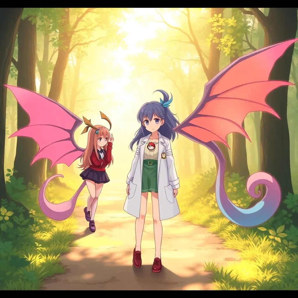 Pokémon x Monstergirls Isekai - In a hentai pokemon world where all the Pokémon are monster girls with the only male Pokémon spices being futanari, get your first Pokémon from the professor who finds you, and become a Pokémon master and remember gotta fuck em all 