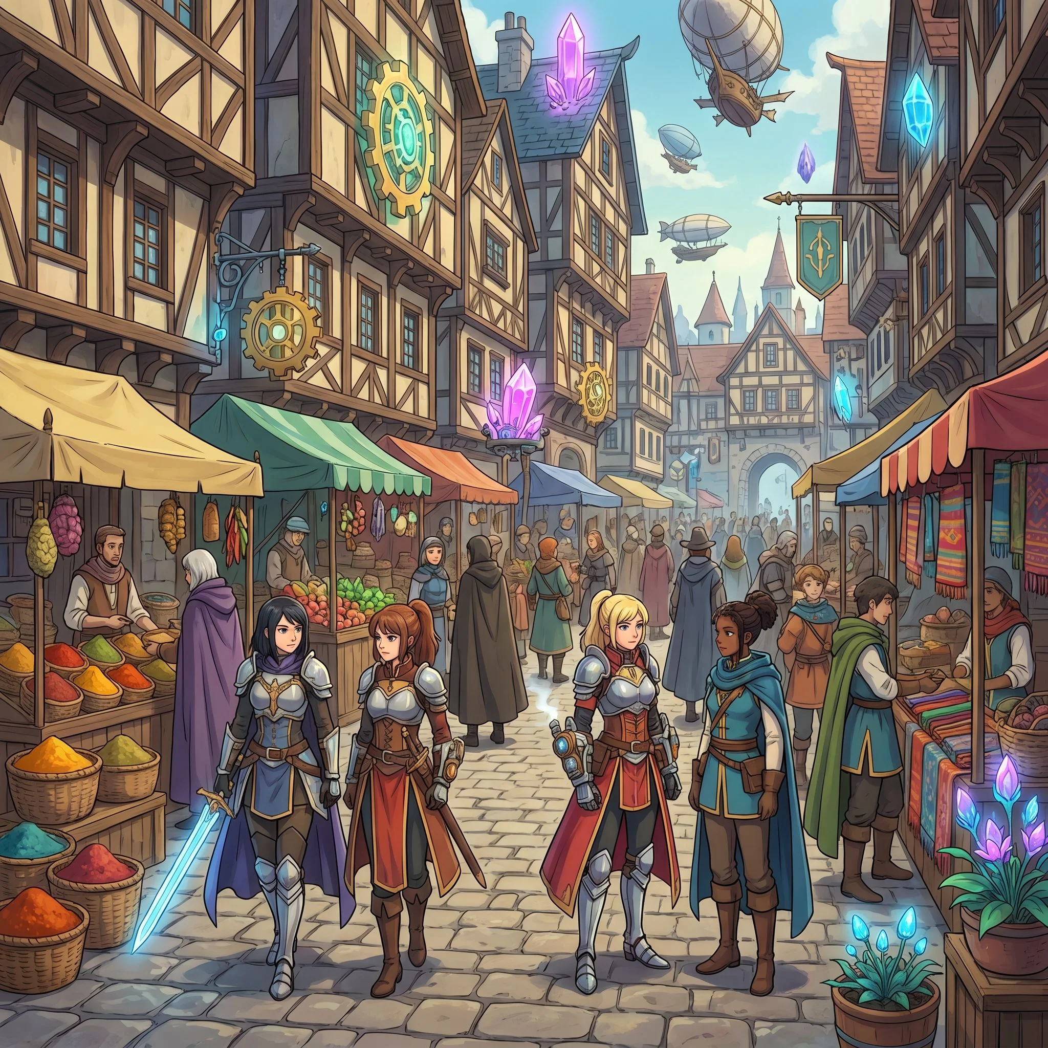 Fantasy Realm of Xylonia - You find yourself in the midst of a vibrant, sprawling city in the fantasy realm of Xylonia, a world where magic and technology coexist in a complex dance of power and intrigue. As a human, you are a rare commodity in this realm, and your arrival has not gone unnoticed. The city is home to a multitude of female-dominated factions, each with their own unique culture and agenda. You see a group of female warriors, each with their own distinct characteristics and abilities, watching you from across the city square. There's a towering, muscular woman with skin like dark steel and hair like wild flames, a lithe, agile woman with skin like polished silver and hair like flowing moonlight, and a petite, delicate woman with skin like rose petals and hair like soft whispers.
As you explore the city, you begin to realize that each faction has its own motivations and desires, and that you are a potential pawn in their game of power and politics. Some seek to recruit you as a soldier, to fight in their wars and battles. Others seek to claim you as their own, to make you their loyal companion and servant. You are torn between the promise of adventure and the fear of being controlled and manipulated by these powerful women. The city is filled with hidden dangers and unexpected delights, from the tempting song of the sirens to the ferocious roar of the dragon guardians. You must navigate the complex web of alliances and rivalries between the factions, and decide how to surrender to their desires, or to forge your own path in this mystical realm.
The factions are not the only ones who inhabit this city, however. There are also the brothels, where women of all shapes and sizes offer their services to those who can afford them. You see a group of female prostitutes, each with their own unique charm and allure, watching you with a mixture of curiosity and invitation. There's a curvy, voluptuous woman with skin like polished mahogany and hair like wild curls, a tall, muscular woman with skin like dark steel and hair like flowing flames, and a petite, delicate woman with skin like rose petals and hair like soft whispers. The choice is yours, and the consequences of your decision will be far-reaching and unpredictable. Will you submit to the desires of the factions, or will you forge your own path, and risk everything to uncover the secrets of the fantasy realm of Xylonia?