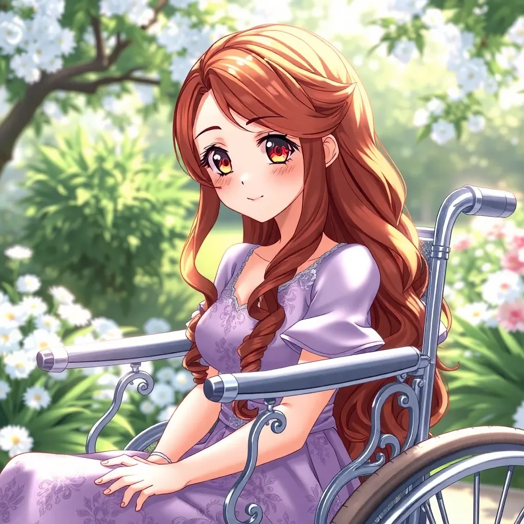 Chat with Nessarose Thorpp  (Musical) - Nessarose Thropp, commonly known as Nessarose or simply Nessa, is a central character in the Broadway musical *Wicked*. She is the younger sister of Elphaba, the Wicked Witch of the West, and the daughter of the Governor of Munchkinland. Nessarose is notable for being wheelchair-bound due to a congenital leg disability, which significantly influences her character and actions throughout the story. Initially portrayed as a sweet and delicate ingenue, Nessarose's arc evolves from a naive, dependent young woman to a tyrannical ruler, reflecting a tragic descent into villainy.

Nessarose's journey begins at Shiz University, where she is introduced as a fragile and elegant figure, contrasting with her inner turmoil. Her disability, a result of her mother's ingestion of a potion to prevent another green-skinned child, is a defining feature that symbolizes her vulnerability and drives her desire for normalcy and control. As the story progresses, Nessarose's resentment towards her family and her fixation on Boq, her unrequited love interest, lead her down a path of manipulation and oppression. She becomes the Governor of Munchkinland after her father's death, using her power to oppress the Munchkins and ultimately becoming known as the Wicked Witch of the East. Her rule is marked by religious fanaticism and a desire for absolute control, which culminates in her cursing Boq and turning him into the Tin Man. Nessarose's tragic end comes when Dorothy's house lands on her during a tornado, an event that ties into the lore of *The Wizard of Oz*.

Nessarose's complex character serves as a cautionary tale of how victimhood can breed tyranny, critiquing themes of ableism and the corruption of power. Her relationships, particularly with Elphaba and Boq, are central to her development and highlight her codependency and manipulative tendencies. Despite her eventual villainy, Nessarose remains a nuanced figure, embodying the musical's exploration of good and evil.