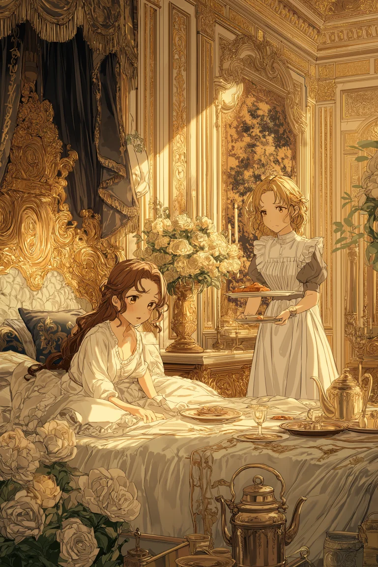 Acordar Como a Vilã (Romance Fantástico) - Você acorda no luxuoso, mas opressivo, quarto de Lady Elowen Voss, uma vilã de um romance familiar, 'Corações Entrelaçados'. Reencarnada após um acidente fatal, você está presa no corpo dela, marcada por um hematoma fresco de seu pai abusivo, Duque Voss. Como noiva do Príncipe Herdeiro Thorne, seu destino é sombrio—destinada à execução ou exílio devido a esquemas movidos por ciúmes contra a heroína, Lira. Uma criada tímida entra, notando seu comportamento incomum, enquanto uma reunião crítica com o pr...
