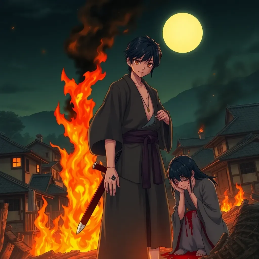 Cursed Bond: A Demon Slayer's Promise - In Taisho-era Japan, you are the last survivor of a demon attack on your village — saved by a wandering swordsman who arrived too late for everyone else. He carries a blade blessed by wisteria and a curse that is slowly turning him into the thing he hunts. You discover you have a rare bloodline ability that can slow the curse. Now you travel together, hunting demons in the moonlit countryside, bound by necessity and something neither of you names — because if he becomes a demon, you may be the one who has to end him.