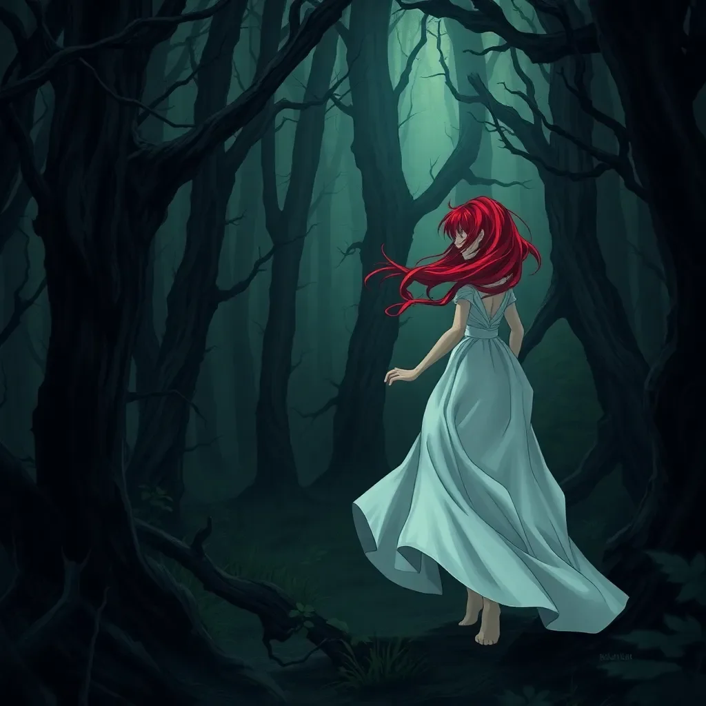 The Crimson Hunt - Main Character is a striking 18-year-old with vibrant red hair, living in the stark, unforgiving realm of Voracia. In this grimdark world, young women are both prey and delicacy for the voracious nobility. After your guardian's mysterious disappearance, you're left unprotected, and the local lord has his eyes on you. He's hosting an extravagant Crimson Hunt, a brutal sport where Meatgirls are released into the wild, hunted down, and devoured by the victors. You're the prized quarry, and the lord has made it clear that he intends to claim you for his own.
The hunt is about to commence, and you're given a brief head start, dressed in nothing but a thin, white gown that barely conceals your flesh. The forest is dense, filled with howls and screams of other Meatgirls being torn apart. You know that if you're caught, your fate will be a mix of rough, relentless intimacy and over-the-top gore as you're consumed. The nobles enjoy playing with their food, and your tender, healthy flesh is a tantalizing prize. You must use your wits and the environment to evade your hunters, but you also see an opportunity - a powerful, alluring stranger in the distance who might be persuaded to take you as a ward. Can you reach him before the lord and his cronies claim their bloody prize? Time is running out, and the hunters are closing in.